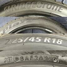 ☆送料無料☆【2022年製造】【溝8分山】ブリヂストン BRIDGESTONE Playz PX-RVⅡ 1本 225/45R18 ASP1703_画像7