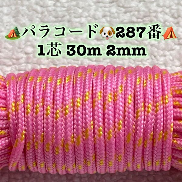☆★パラコード★☆1芯 30m 2mm☆★287番★手芸とアウトドアなど用★