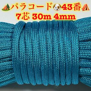 ☆★パラコード★☆7芯 30m 4mm☆★43番★手芸とアウトドアなど用★