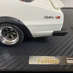 IG1095 1/18 Nissan Skyline 2000 Turbo GT-ES (C211) White 日産 スカイライン ジャパン後期 ホワイトイグニッションモデルの画像8