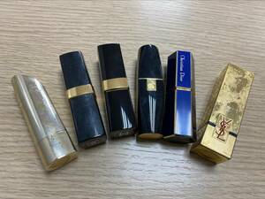 ◆◇#13666　口紅　6本おまとめ　CHANEL　YSL　DIOR等◇◆