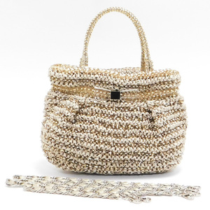  beautiful goods ANTEPRIMA Anteprima handbag shoulder bag 4WAY bag silver Gold 
