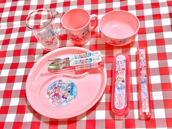 わんだふるぷりきゅあ　プリキュア　カトラリー　食器　スプーン　フォーク　お皿　9点セット