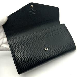 【特価品】 新型 ルイヴィトン エピ ポルトフォイユ サラ 長財布 黒 ブラック ユニセックス 16カードの画像3