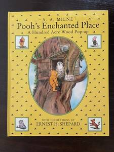 【初版】洋書 くまのプーさん Pooh's Enchanted Place しかけ絵本 とびだす絵本　仕掛け絵本 飛び出す絵本 しかけえほん とびだすえほん