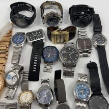 まとめ売り ファッション メーカー ブランド 腕時計DIESEL Nixon ZIPPO SWISS MILITARY BEAMS ELGIN TECHNOS D&G adidas GUESS 色々 50本　_画像3