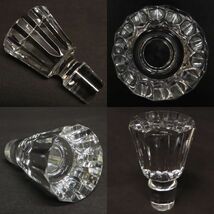 e3798【未開栓 古酒】CAMUS カラフェ バカラクリスタル 未開栓 替栓 ケース付 BACCARAT CRYSTAL DECANTER_画像6