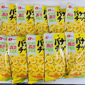 なとり バナナチップス 80g×10袋(商品番号：57)
