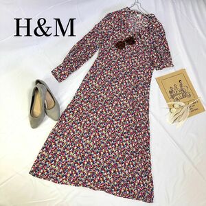 H&M 花柄 シャツ ワンピース カシュクール スカート 総柄 小花 リバティ柄 324a1