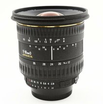 Sigma EX 17-35mm f/2.8-4 D ASPH Nikonマウント [美品] レンズフード ケース付き 広角ズーム_画像8