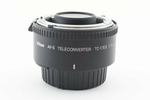 Nikon AF-S Teleconverter 1.7x TC-17E II テレコンバーター [美品]_画像8