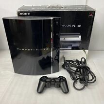 SONY プレイステーション3 PlayStation3 プレステ3 ソニー ブラック CECHA00 60GB 現状品　通電確認のみ　ジャンク_画像1