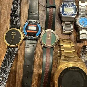 【ブランドメーカー】腕時計 SEIKO クォーツ いろいろ10点セット 中古品 ジャンク 不動 ⑨の画像2