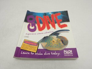 USED PADI パディ Go DIVE! OPEN WATER DIVER マニュアル スキューバダイビング関連用品[B5-58228]