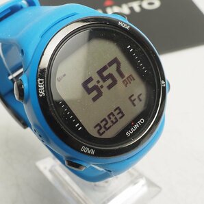 未使用 SUUNTO スント D4i ダイブコンピューター 取扱説明書付 カラー:ブルー スキューバダイビング用品 [S58597]の画像4