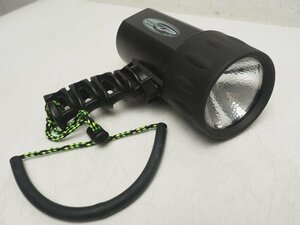 ピストル型 LED水中ライト PRINCETONTEC SHOCK WAVE ランク:AA 単2電池×8本 動作確認済 ストラップ付[H-58672]