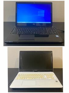 富士通 ノートパソコン Lifebook WA2/W Core-i5-6300HQ Windows10Home / Sony SVF153B18N ジャンク 管理⑧