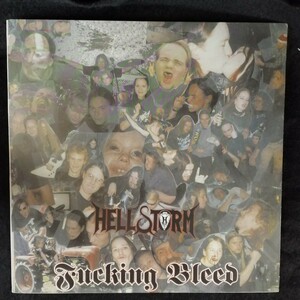 D03 中古LP 中古レコード　HELLSTORM fucking bleed ノルウェー盤 APOCALYPSE 001-LP 1000枚限定　ノルウェー ブラックメタル スラッシュ