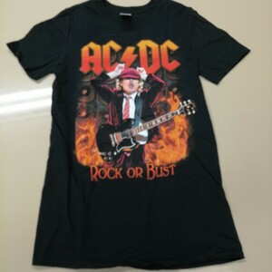 D03 バンドTシャツ　AC/DC highway to america world tour 2016 アンガスヤング