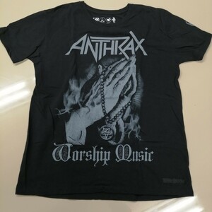 D03 バンドTシャツ　アンスラックス　ANTHRAX creature from the living