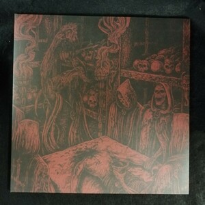 D03 中古LP 中古レコード EMBRACE OF THORNS atonement ritual US盤 ANTI-GOTH 121 クリアレッドビニール ポスター,ステッカー,ワッペン付