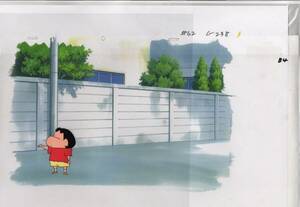 Art hand Auction Crayon Shin-chan Großformat Cel 2-teiliges Set 2 # Original Antike Malerei Illustration, Cel-Animation, K Reihe, Buntstift Shin-chan
