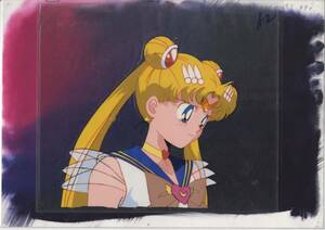 Art hand Auction Fondo dibujado a mano de Sailor Moon cel 11 # ilustración de pintura antigua original, animación celular, fila S, Marinero de la luna