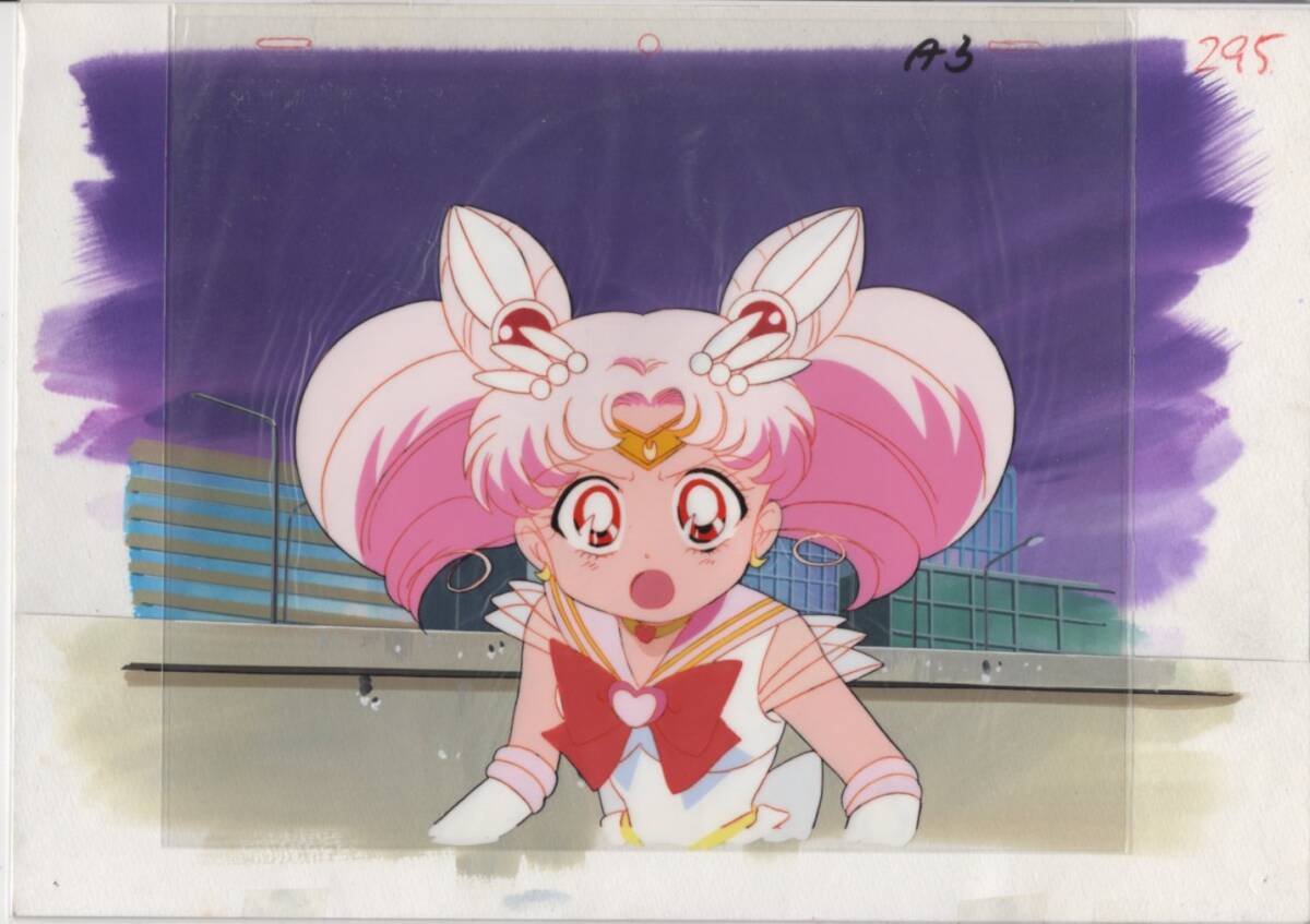 Sailor Moon pintura de fondo dibujada a mano pintura celular 13 # pintura original ilustración de pintura antigua, dibujo celular, línea sa, Marinero de la luna