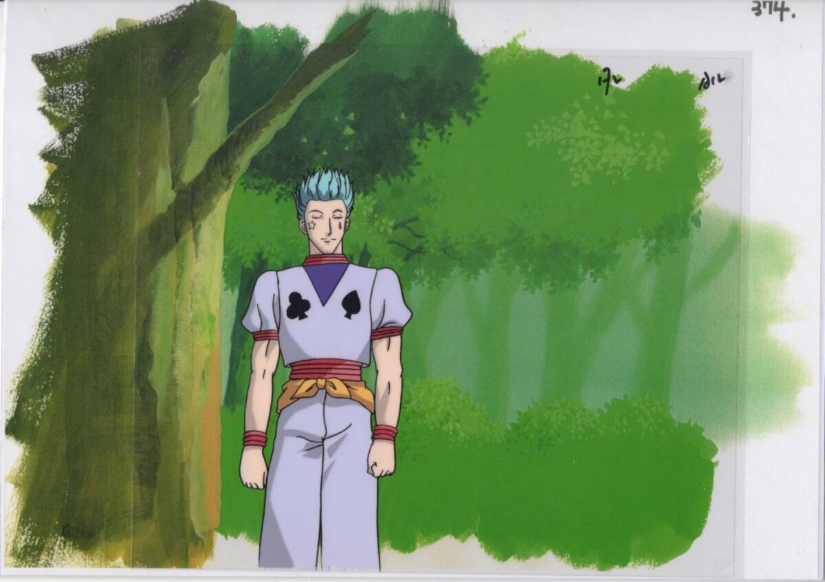 HUNTER×HUNTER Hunter Hunter Cel 20 # Original antike Gemälde Illustration, Zellzeichnung, ist Linie, HUNTER×HUNTER