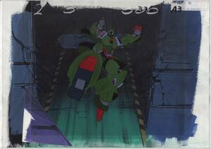 Art hand Auction Gundam – peinture de fond dessinée à la main, peinture cellulaire 11 #, peinture originale, illustration de peinture antique, Dessin de cellule, ligne ka, Gundam