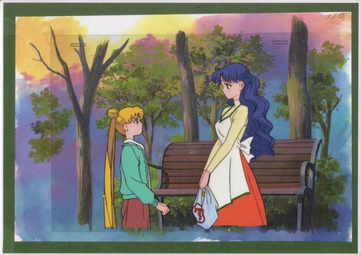 Sailor Moon cel 6♯ illustration originale de peinture ancienne, Animation sur celluloïd, Rangée S, Marin Lune