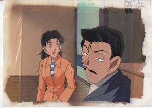 Art hand Auction Detective Conan Handwritten Matching Background Cel Painting 7 # Original Art Antique Painting Illustration, Cell drawing, Ma line, Detective Conan