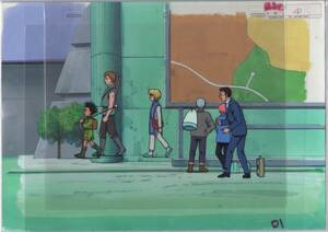 HUNTER×HUNTER Hunter Hunter autograph .. background . cell picture 4 pieces set # original picture antique picture illustration 