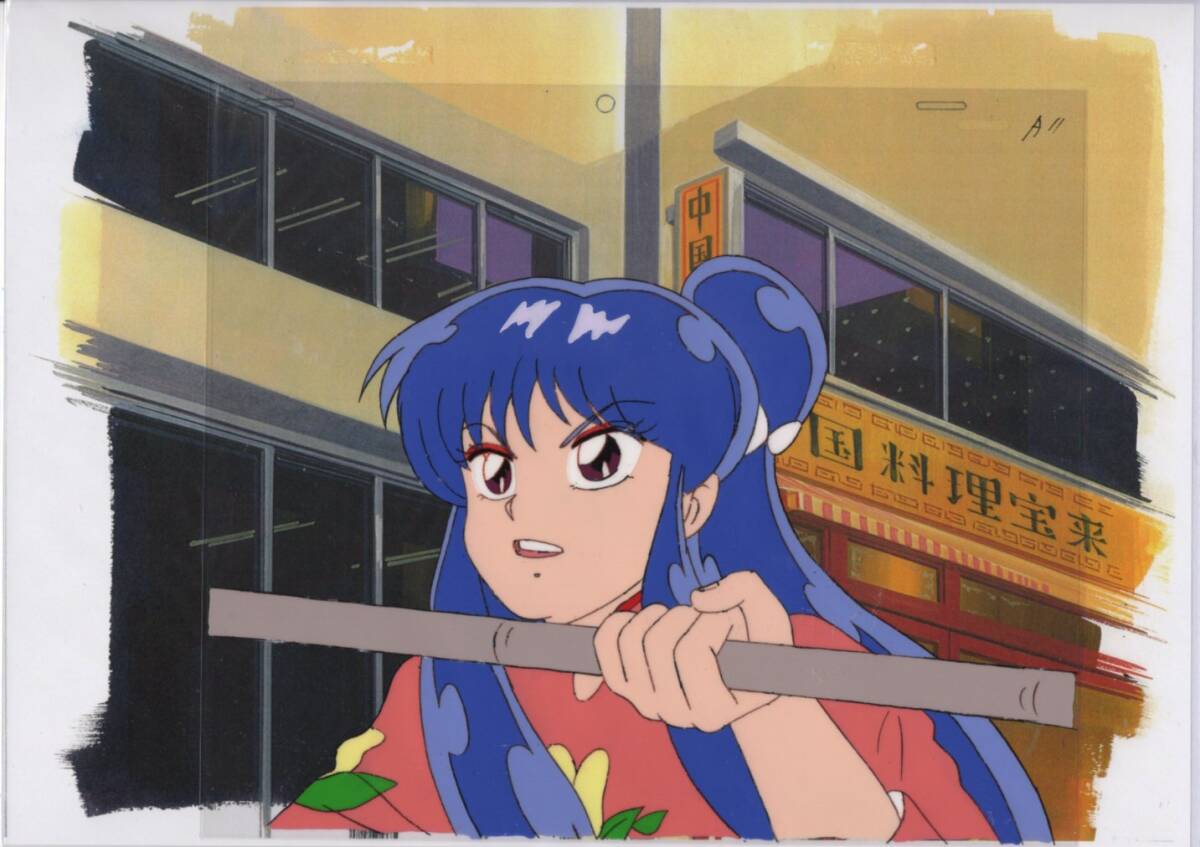 Ranma cel 6♯ original antique painting illustration, Cel animation, Ra row, Ranma 1/2