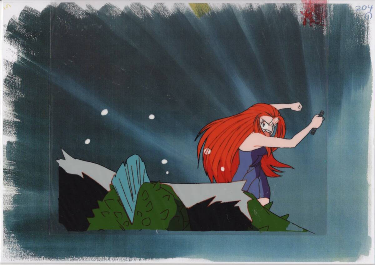 GS Mikami Gokuraku Daisakusen!! Ghost Sweeper Cel 7 # Original antike Malerei Illustration, Cel-Animation, K Reihe, Andere