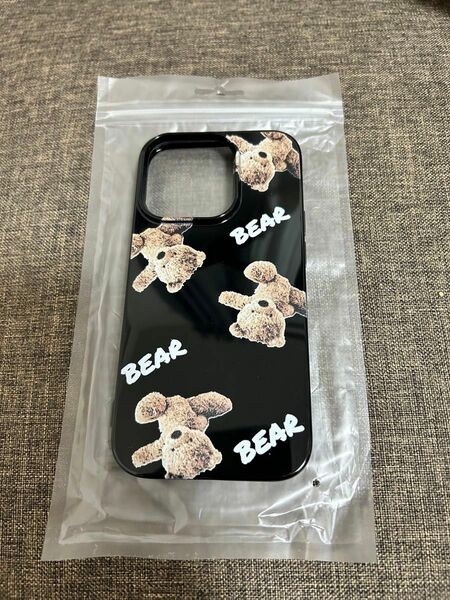 iPhone14 pro カバー スマホケース シリコン かわいい 黒 ブラック おしゃれ 