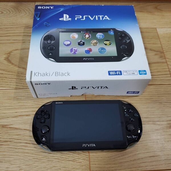 PlayStation Vita （PCH-2000シリーズ） Wi-Fiモデル カーキ/ブラック PCH-2000ZA16