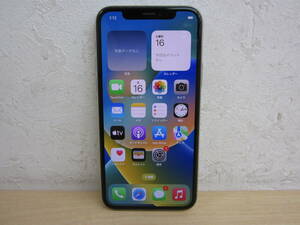 54037◆iPhone11 Pro 64GB シルバー 背面割れ MWC32J/A 判定○ SIMロック解除済