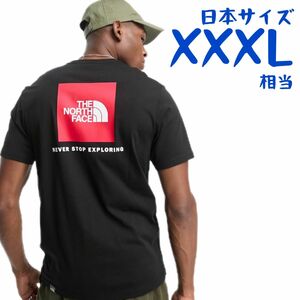 【海外限定】ノースフェイス　半袖Tシャツ　日本4L相当 A223 日本未発売 ボックスロゴ