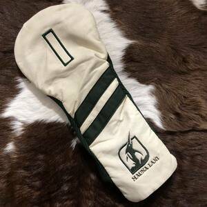 ハワイ MUNA LANI Golf Legend Back 9 Nine（バックナイン）White Driver Headcover ドライバーヘッドカバー（D1）ホワイト/USA製