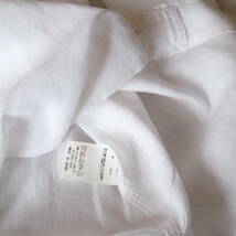 【 Nigel Cabourn 】LINEN L/S Shirt ナイジェルケーボン リネン 長袖シャツ / ホワイト 白系 / 46 / ワーク ミリタリー 麻 日本製 _画像7