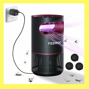 fieemoo 吸引式蚊取り器 捕虫器 蚊駆除用品 こばえとり 吸引駆除