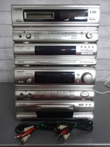 8632★ SANSUI サンスイ システムコンポ MD-7N/ T-7N/ A-7N/ CD-7N 未検品 ジャンク品_画像1