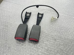 [ postage included ] Mitsubishi H42V Minica original seat belt catch buckle driver`s seat / passenger's seat set 