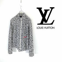 2023SS LOUIS VUITTON × 草間彌生 YK ルイヴィトン ドット ジップド シャツ ジャケット size S RM231H V29 HOS30W 0217536_画像1