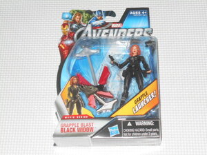 MARVEL アベンジャーズ 3.75インチ ベーシックフィギュア ブラック・ウィドウ GRAPPLE BLAST BLACK WIDOW★新品未開封