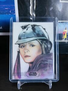 Topps Star Wars Chrome Legacy SKETCH card Huy Truong （検） Marvel Upper Deck Panini スケッチカード Sketch