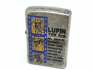 ■Zippo LUPIN THE 3rd ルパン三世 銭形平次 オイルライター 1998年製 火花あり 中古【MA030017】