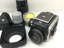 ZENZA BRONICA / NIKKOR-P 1:2.8 f=7.5cm / NIKKOR-H 1:3.5 f=50mm 他 中判カメラ レンズ 付属品付き ジャンク 中古【UW030154】_画像1