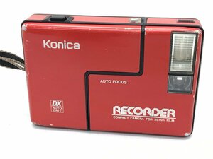 Konica RECORDER DX AUTO DATE コンパクトカメラ ジャンク 中古【UW030312】